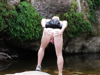 Showing my asshole at the waterhole!