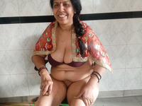 Village woman Open boobs