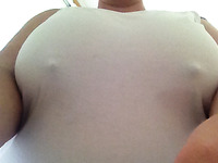 Mistress has erect big nipples