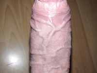 Shaved hard cock and body