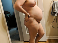 Naked Pregnant slut
