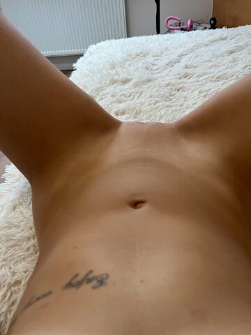 Looking down at the canvas