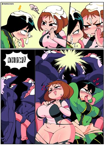 Ochako und Tsuyu wurden von Toga und ihrem Futa-Nomu gefangen genommen. Quavernsfw
