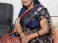 Meena in sharee  house wife